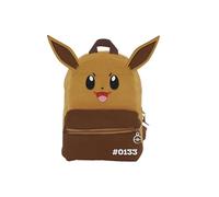 CYPBRANDS- Eevee, Mochila, Peluche, Bolsos, Complementos, Color Marrón, Producto Oficial