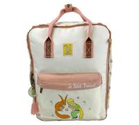 El Principito- Mochila, Mochila juvenil, Mochila cuadrada, Little Prince, Color Beige, Producto Oficial (CyP Brands)