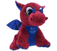 Cypbrands fc barcelona, muñeco de peluche, dragón, 25 cm, color blau