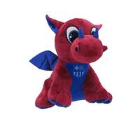 CyP Brands- FC Barcelona, Muñeco de Peluche, Dragón, 25 cm, Color blaugrana, Producto Oficial