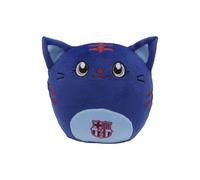 CyP Brands- FC Barcelona, Muñeco de Peluche, Gato, 12 cm, Color Azul, Producto Oficial