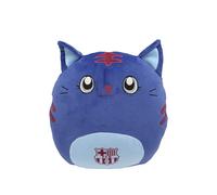 CyP Brands- FC Barcelona- Muñeco de Peluche, Gato, Fútbol, 30 cm, Peluche, Color Azul, Producto Oficial