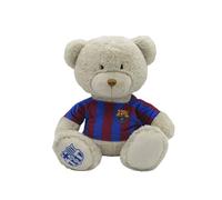 CyP Brands- FC Barcelona, Osito de Peluche, Muñeco, 35 cm, Camiseta Barça, Color Beige, Producto Oficial