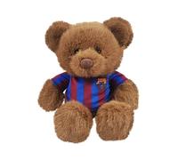 CYPBRANDS FC Barcelona, Osito de Peluche, Peluche, 20 cm, Oso con Camiseta, Fútbol, Color Beige, Producto Oficial