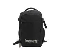 CYPBRANDS-Fortnite- Mochila juvenil, Adaptable a carro, Trolley, Material Escolar, Backpack, Color Negro, Producto Oficial