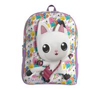 CYPBRANDS Gabby-Mochila, Bolsa, Material Escolar, Preescolar, Complementos, Color Morado, Producto Oficial
