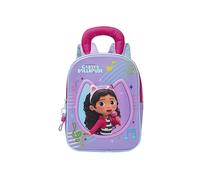 CYPBRANDS Gabby Mochila Preescolar 32 cm EVA con relieve Material Escolar Bolsa Complementos Color Morado Producto Oficial