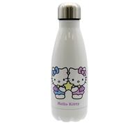 CyP Brands- Hello Kitty, Sanrio, Botella, Botella de Agua, Bidón, Cantimplora, Horóscopo, Géminis, 550 ml, Color Blanco, Producto Oficial