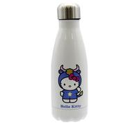 CyP Brands- Hello Kitty, Sanrio, Botella, Botella de Agua, Bidón, Cantimplora, Horóscopo, Tauro, 550 ml, Color Blanco, Producto Oficial