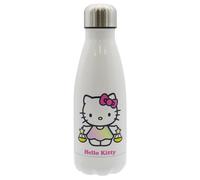 CYPBRANDS Hello Kitty, Sanrio, Botella, Botella de Agua, Bidón, Cantimplora, Horóscopo, Libra, 550 ml, Color Blanco, Producto Oficial