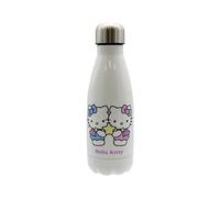 CyP Brands- Hello Kitty, Sanrio, Botella, Botella de Agua, Bidón, Cantimplora, Horóscopo, Géminis, 550 ml, Color Blanco, Producto Oficial