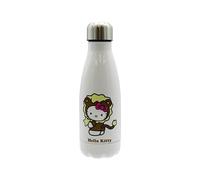 CyP Brands- Hello Kitty, Sanrio, Botella, Botella de Agua, Bidón, Cantimplora, Horóscopo, Leo, 550 ml, Color Blanco, Producto Oficial