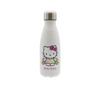 CYPBRANDS Hello Kitty, Sanrio, Botella, Botella de Agua, Bidón, Cantimplora, Horóscopo, Libra, 550 ml, Color Blanco, Producto Oficial