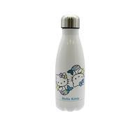 CYPBRANDS Hello Kitty, Sanrio, Botella, Botella de Agua, Bidón, Cantimplora, Horóscopo, Piscis, 550 ml, Color Blanco, Producto Oficial