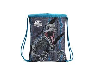 CYPBRANDS Jurassic World - Mochila Saco Juvenil, con Asas Regulables, Multicolor