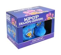 CYPBRANDS- K-Pop Demon Hunters, Derpy, Set de Regalo, Cuaderno, Taza, Llavero, Peluche, Color Morado, Producto Oficial
