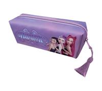 CYPBRANDS- K-Pop Demon Hunters, Huntrix, Estuche, Portatodo con Borla, Neceser, Material Escolar, Color Morado, Producto Oficial