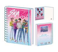CYPBRANDS- K-Pop Demon Hunters, Saja Boys, Libreta, Escritura, Papelería, Cuaderno, Bloc de Notas, Multicolor, Producto Oficial