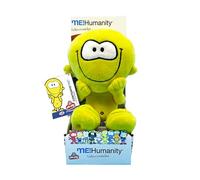 CYPBRANDS Me Humanity- Peluche, Muñeco de Peluche, Personaje Contento, Color Amarillo, Producto Oficial
