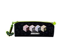 CYPBRANDS- Minecraft, Estuche Cilíndrico, Portatodos, Material Escolar, Para Niños y Niñas, Multicolor, Producto Oficial