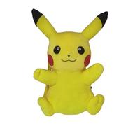 CYPBRANDS Mochila de peluche, Tamaño 35 cm, Mochila, Color Amarillo, Peluche, Juguete, Producto oficial y original