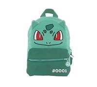 CYPBRANDS- Mochila Pokémon Peluche Bulbasaur - Backpack Infantil con Detalles Bordados 23x12x30 cm