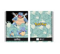 Cypbrands mochilas, cuaderno folio 80 hojas pokémon squirtle unisex n