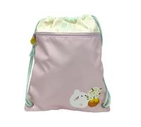 CYPBRANDS Molang, Mochila, Material Escolar, Mochial Saco, Bolsa con Cuerdas,Bolsa, Blossom, Color Rosa, Producto Oficial