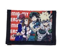 CYPBRANDS My Hero Academia-Billetera, Monedero, Complementos, Cartera, Color Negro, Producto Oficial