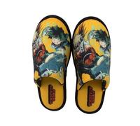 CYPBRANDS My Hero Academia- Zapatillas de casa, Pantuflas, Calzado para casa, Talla 38/39, Color Rojo, Producto Oficial