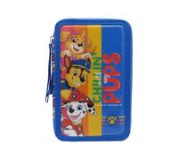 CYPBRANDS Paw Patrol, Estuche Triple, Patrulla Canina, Material Escolar, Plumier de tres pisos. Multicolor, Producto Oficial
