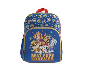 CYPBRANDS Paw Patrol - Mochila Infantil, con Cremallera Jumbo en Bolsillo Frontal, Asas Regulables, Colores Azul y Amarillo, Producto Oficial