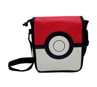 CYPBRANDS Pokéball, Pokémon BD 281 PK Bandolera Unisex Niños, Blanco/rojo, Talla Única