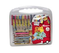 CYPBRANDS Pokémon- Maletín de Dibujo, Set de Manualidades, Actividades Creativas, Producto Oficial