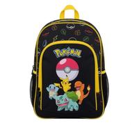 CYPBRANDS Pokémon Mochila infantil de 40 cm - Mochila escolar premium - Pokémon Starters con Pikachu, Charmander, Squirtle & Bulbasaur - Licencia Oficial