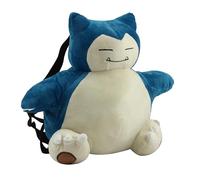 CYPBRANDS Pokémon, Mochila Infantil, Diseño Snorlax de Peluche, con Cintas Ajustables y Desmontables, Color Azul, Producto Oficial