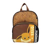 CyP Brands- Pokémon- Mochila Infantil, Mochila escolar, Medidas 30 cm, Material Escolar, Backpack, Eevee, Color Marrón, Producto Oficial