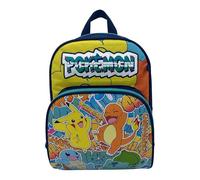 CyP Brands- Pokémon- Mochila Infantil, Mochila escolar, Medidas 30 cm, Material Escolar, Backpack, Pikachu, Bulbasaur, Charmander, Squirtle, Multicolor, Producto Oficial