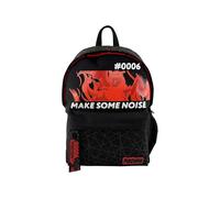 CYPBRANDS-Pokémon- Mochila juvenil, Adaptable a carro, Trolley, Charizard, Material escolar, Backpack, Color negro, Producto Oficial
