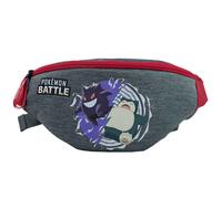 CYPBRANDS- Pokémon- Riñonera, Battle. Color Gris, Unisex, Producto Oficial
