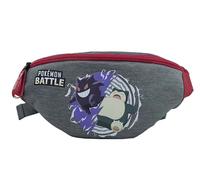 CYPBRANDS- Pokémon- Riñonera, Battle. Color Gris, Unisex, Producto Oficial