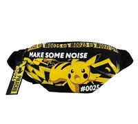 CYPBRANDS- Pokémon- Riñonera, Pikachu. Color Negro, Unisex, Producto Oficial