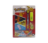 CYPBRANDS Pokémon, Set de Papelería, Escritura, Marcapáginas, Subrayador, Corrector,Bolígrafo, Bloc de Notas, Multicolor, Producto Oficial