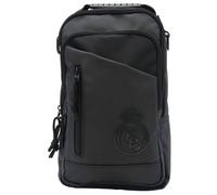 CYPBRANDS- Real Madrid, Bandolera, Bolso, Cartera, Riñonera, Color Negro, Producto Oficial