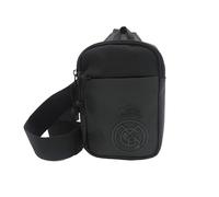 CYPBRANDS- Real Madrid, Bandolera, Bolso, Cartera, Riñonera, Color Negro, Producto Oficial
