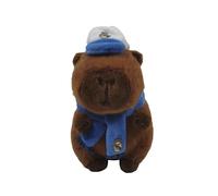 CYPBRANDS- Real Madrid,Capibara de Peluche con Gorra, Muñeco Suave y Tierno, 20 cm,Regalo Original para Niños y Adultos