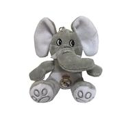 CyP Brands- Real Madrid, Llavero, Llaves, Colgante Mochila, Peluche, Elefante, Color Gris, Producto Oficial