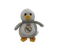 CYPBRANDS Real Madrid, Llavero, Llaves, Colgante Mochila, Peluche, Pingüino, Multicolor, Producto Oficial