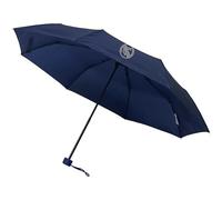 CYPBRANDS Real Madrid- Paraguas, Plegable, Paraguas Manual, 48 cm., Color Azul, Producto Oficial