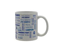 CyP Brands – Taza Real Madrid – Cerámica, producto oficial, color blanco